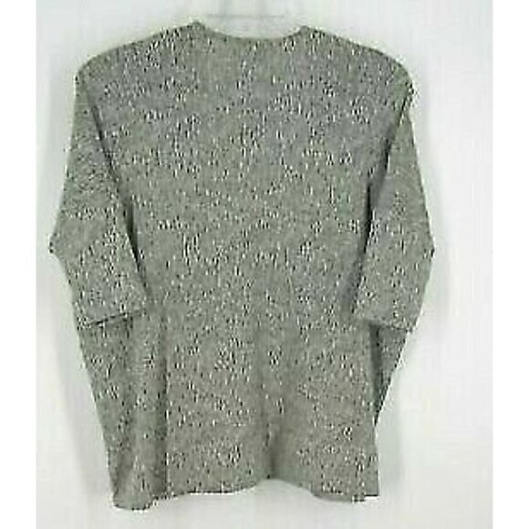 Pure Jill Linen Blend One button White Gray Small - Picture 5 of 5